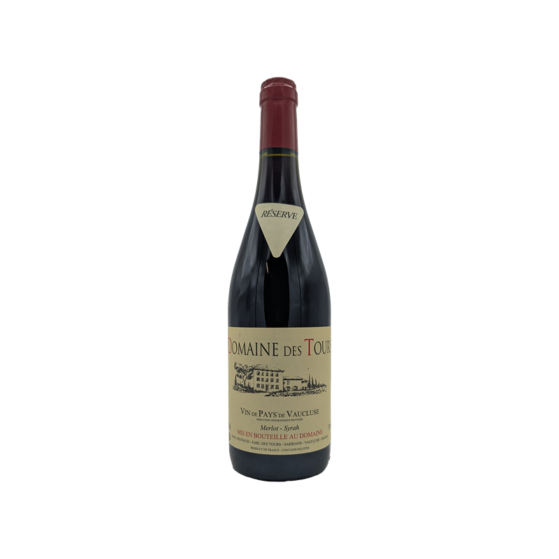 Château des Tours, Vaucluse Merlot Syrah Rouge - Domaine des Tours