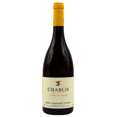 Chablis Le Bas de Chapelot Blanc 2023 - Domaine Eleni et Edouard Vocoret